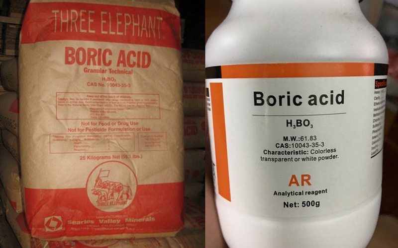 Axit boric có thể diệt gián nhanh chóng